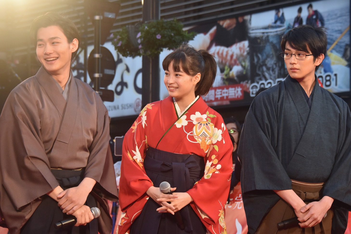 「ちはやふる」レッドカーペットイベントの様子。
