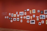 スヌーピーミュージアム展示の様子。