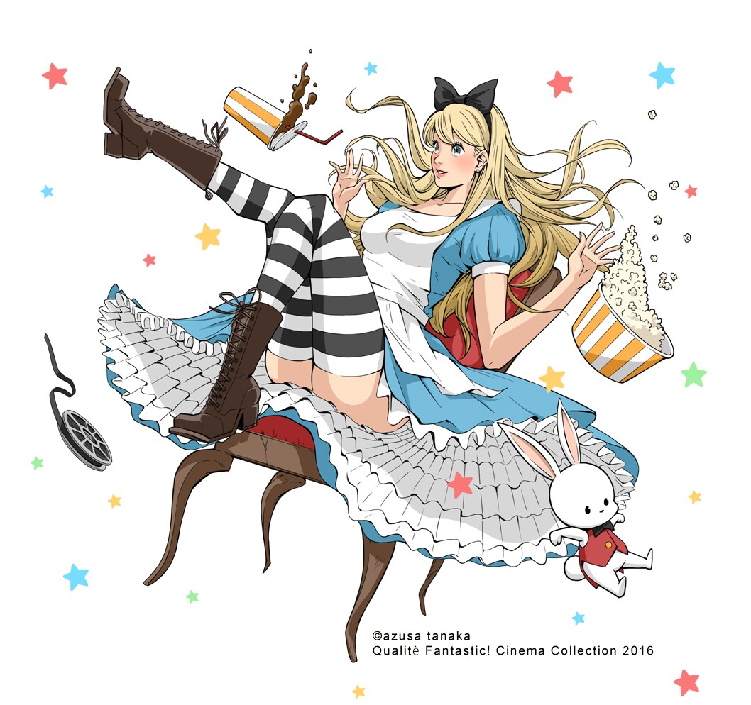 田中梓が描き下ろした「カリテ・ファンタスティック！シネマコレクション2016」メインビジュアル