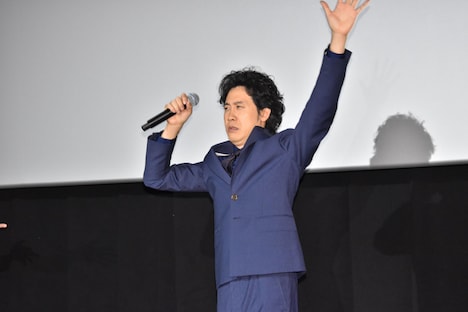 「アイアムアヒーロー」絶叫上映会に出席した大泉洋。