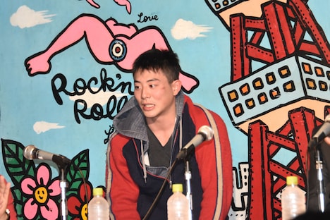 バク転を披露し終えた田中大登。