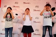 「ずっと前から好きでした。～告白実行委員会～」公開記念特別イベントより、左からおおしま兄妹の妹、鈴木奈々、おおしま兄妹の兄。