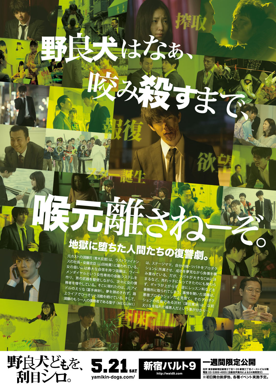 「闇金ドッグス3」チラシビジュアル（裏）