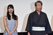 「任侠野郎」完成披露の様子。