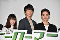 「ヒーローマニア-生活-」初日舞台挨拶の様子。