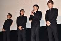 「ROAD TO HiGH&LOW」初日舞台挨拶の様子。