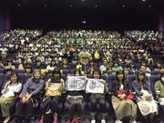 宮城・109シネマズ富谷にて開催された「殿、利息でござる！」舞台挨拶の様子。