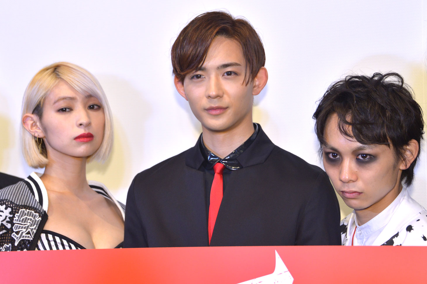 「シマウマ」完成披露上映会の様子。