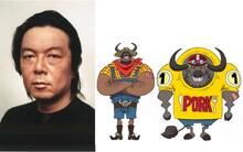 左から古田新太、ケント・ビーフJr.＆ポーク。