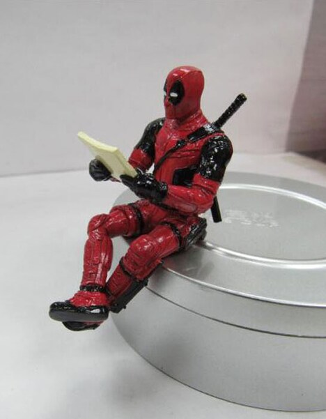 数量限定入場者プレゼントのミニフィギュア“手乗りデップー”。