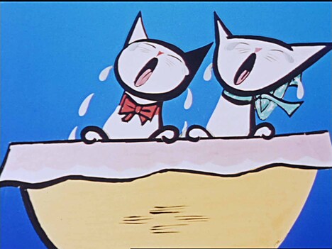 ポヤルのネコシリーズより、「ネコの言葉」。(c)Kratky Film Praha, a.s.