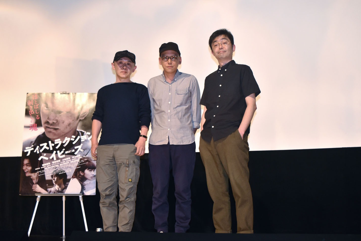 （左から）新井英樹、真利子哲也、向井秀徳。