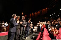 第69回カンヌ国際映画祭での「レッドタートル ある島の物語」公式上映の様子。