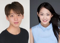 テレビドラマ「時をかける少女」に出演する竹内涼真（左）と吉本実憂（右）。