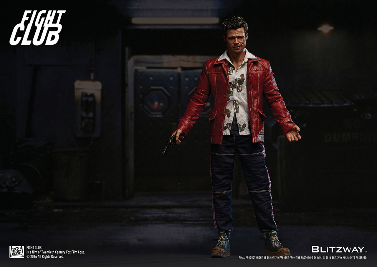 プレミアムアルティメイトマスターピース / ファイト・クラブ：ブラッド・ピット タイラー・ダーデン 1/6 アクションフィギュア レッドジャケットver