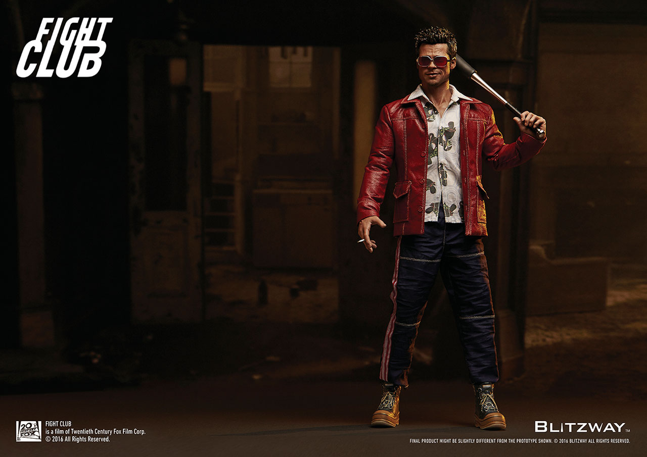 プレミアムアルティメイトマスターピース / ファイト・クラブ：ブラッド・ピット タイラー・ダーデン 1/6 アクションフィギュア レッドジャケットver