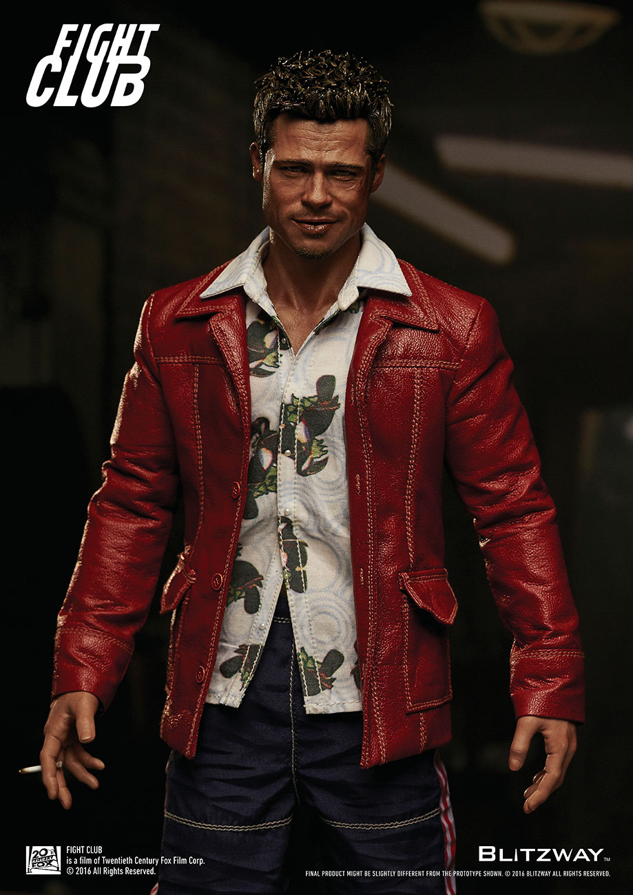 プレミアムアルティメイトマスターピース / ファイト・クラブ：ブラッド・ピット タイラー・ダーデン 1/6 アクションフィギュア レッドジャケットver