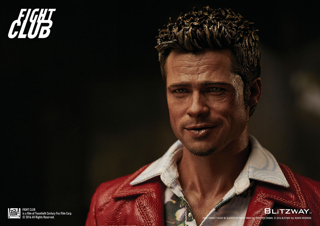 プレミアムアルティメイトマスターピース / ファイト・クラブ：ブラッド・ピット タイラー・ダーデン 1/6 アクションフィギュア レッドジャケットver