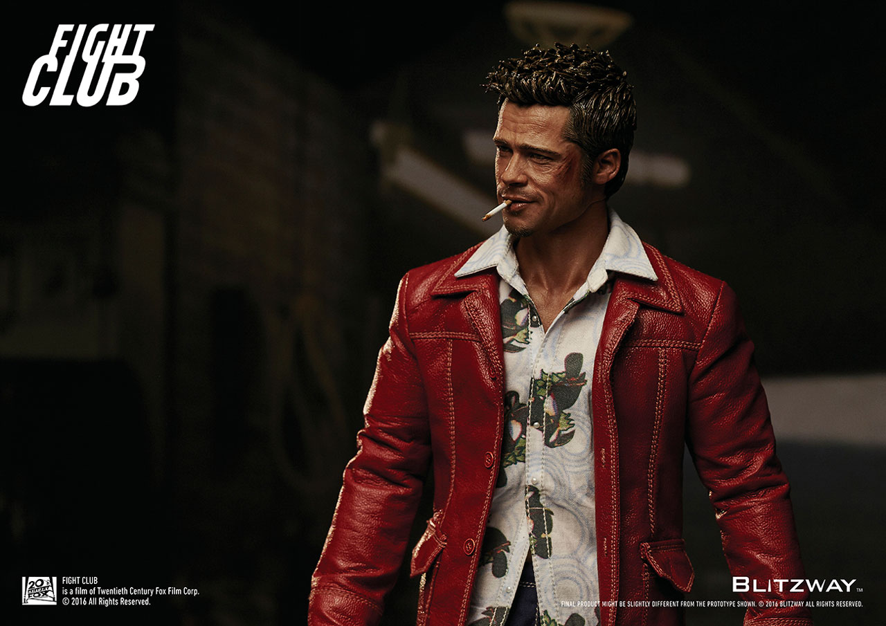 プレミアムアルティメイトマスターピース / ファイト・クラブ：ブラッド・ピット タイラー・ダーデン 1/6 アクションフィギュア レッドジャケットver