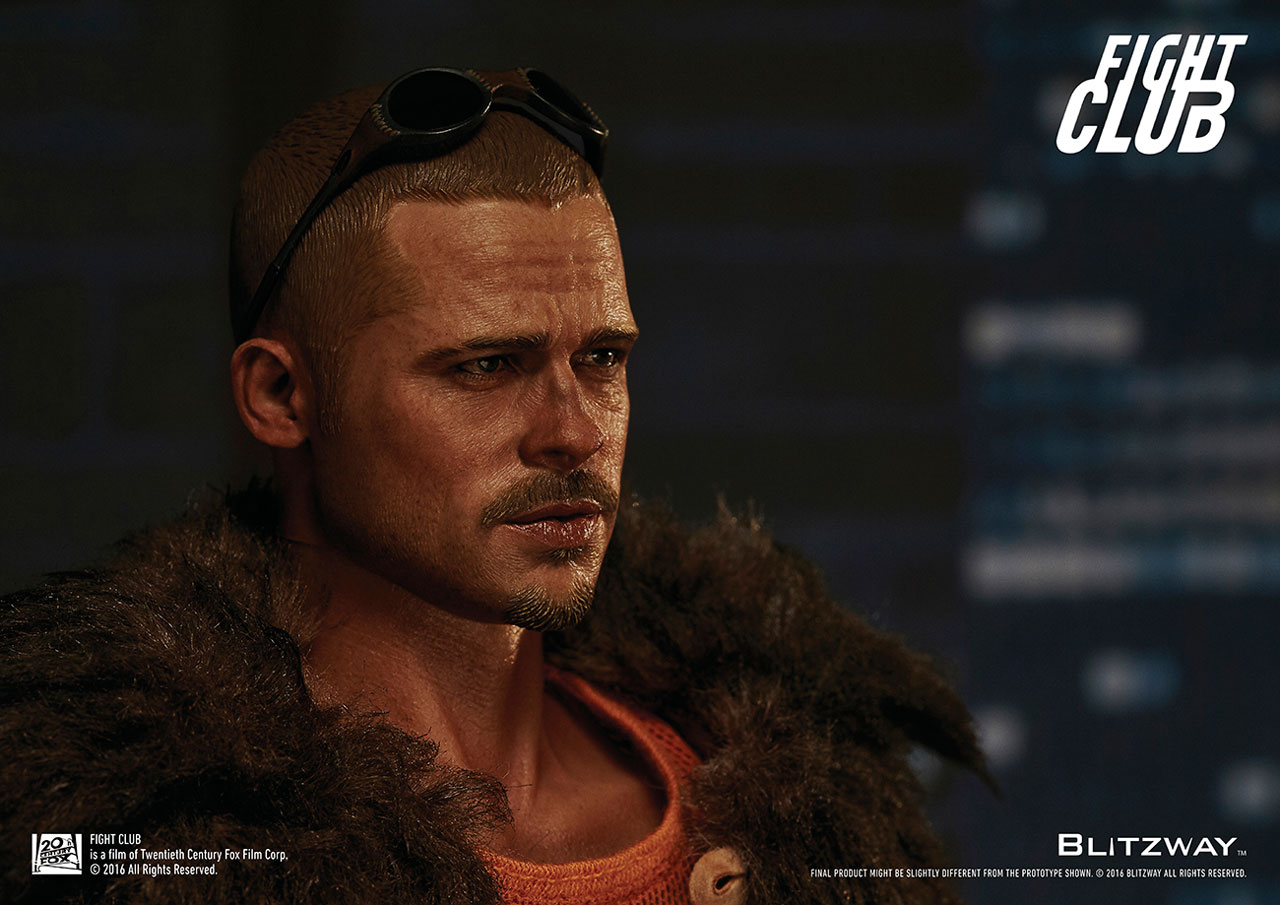 プレミアムアルティメイトマスターピース / ファイト・クラブ：ブラッド・ピット タイラー・ダーデン 1/6 アクションフィギュア ファーコートver