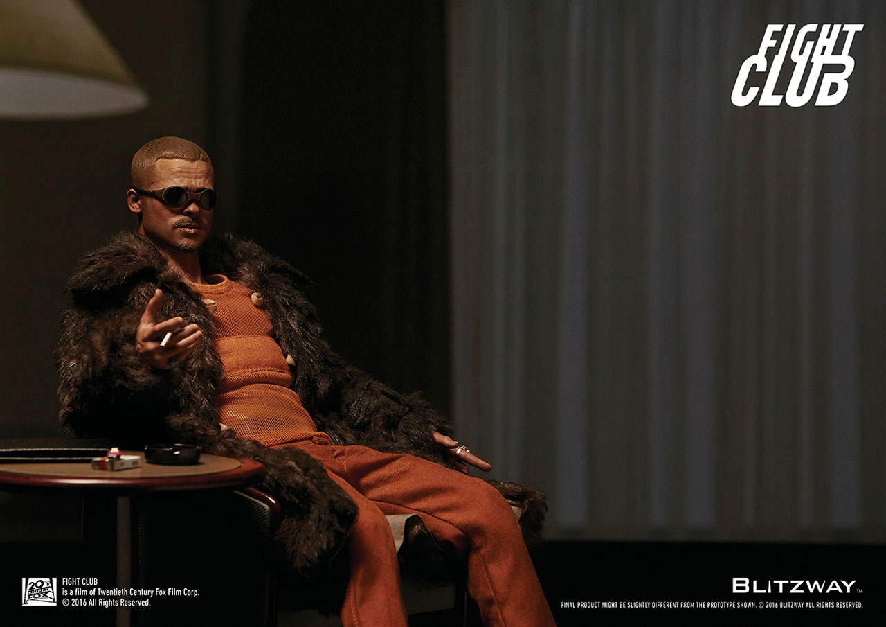 プレミアムアルティメイトマスターピース / ファイト・クラブ：ブラッド・ピット タイラー・ダーデン 1/6 アクションフィギュア ファーコートver