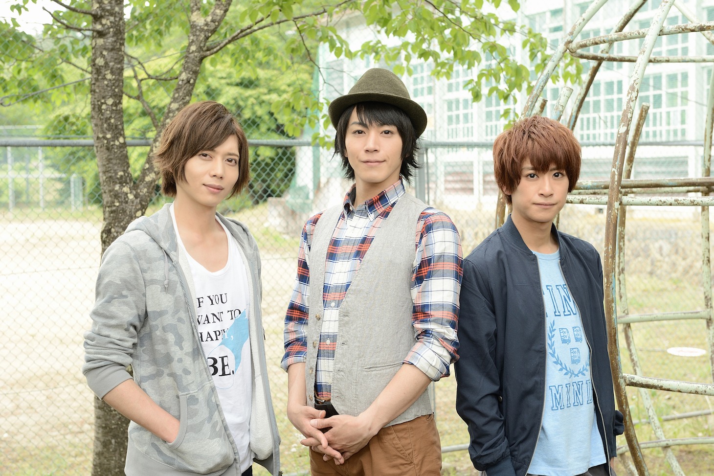 「天秤をゆらす。」に出演する染谷俊之（左）、廣瀬智紀（中央）、赤澤燈（右）。(c)2016「天秤」製作委員会