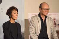 「団地」完成報告会見の様子。
