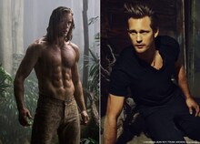 「ターザン：REBORN」主人公ターザン（左）と、アレクサンダー・スカルスガルド（右）。