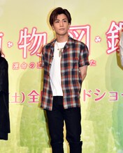 「植物図鑑 運命の恋、ひろいました」公開直前イベントより、岩田剛典。