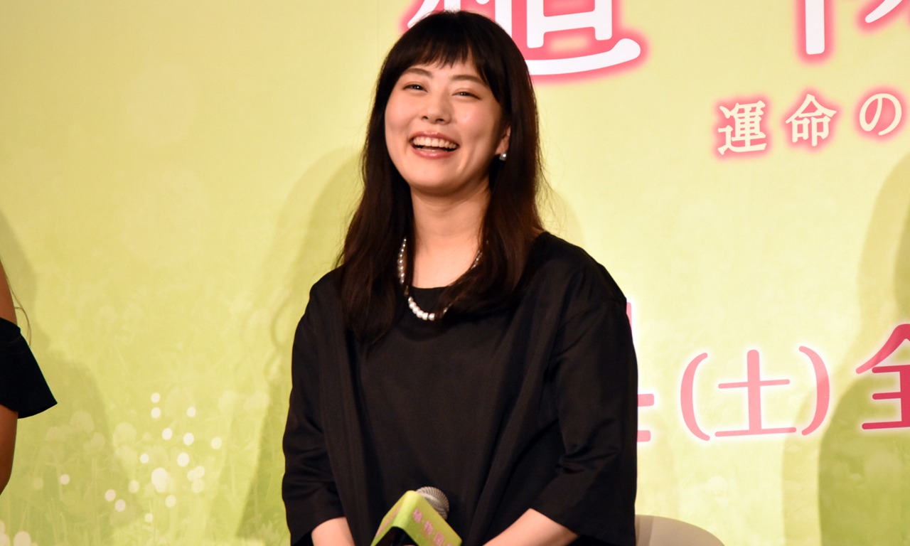「植物図鑑 運命の恋、ひろいました」公開直前イベントより、高畑充希。