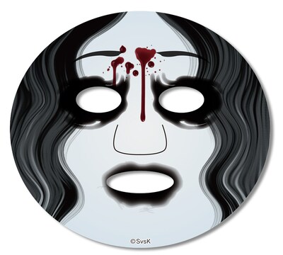 「貞子vs伽椰子 なりきりフェイスパック」（伽椰子）