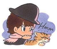 「たけるとねこ」LINEスタンプ（1セット240円または100LINEコイン） (c)AMUSE