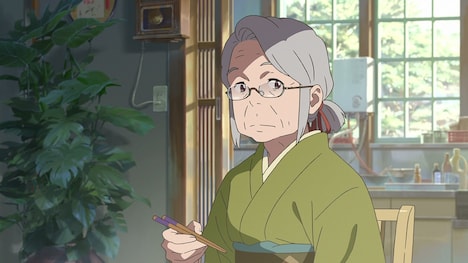 市原悦子が声を当てる宮水一葉。(c)2016「君の名は。」製作委員会