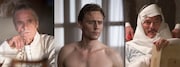 「ハイ・ライズ」より、左からジェレミー・アイアンズ、トム・ヒドルストン、ルーク・エヴァンス。