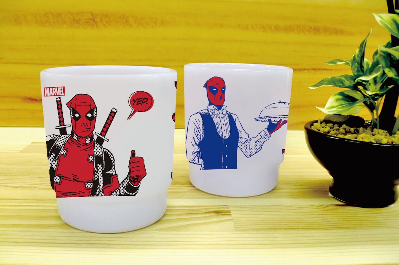 デッドプール「スタッキングマグカップ」（各1080円） (c)MARVEL
