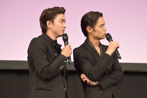 「MARS(マース)~ただ、君を愛してる~」舞台挨拶の様子。