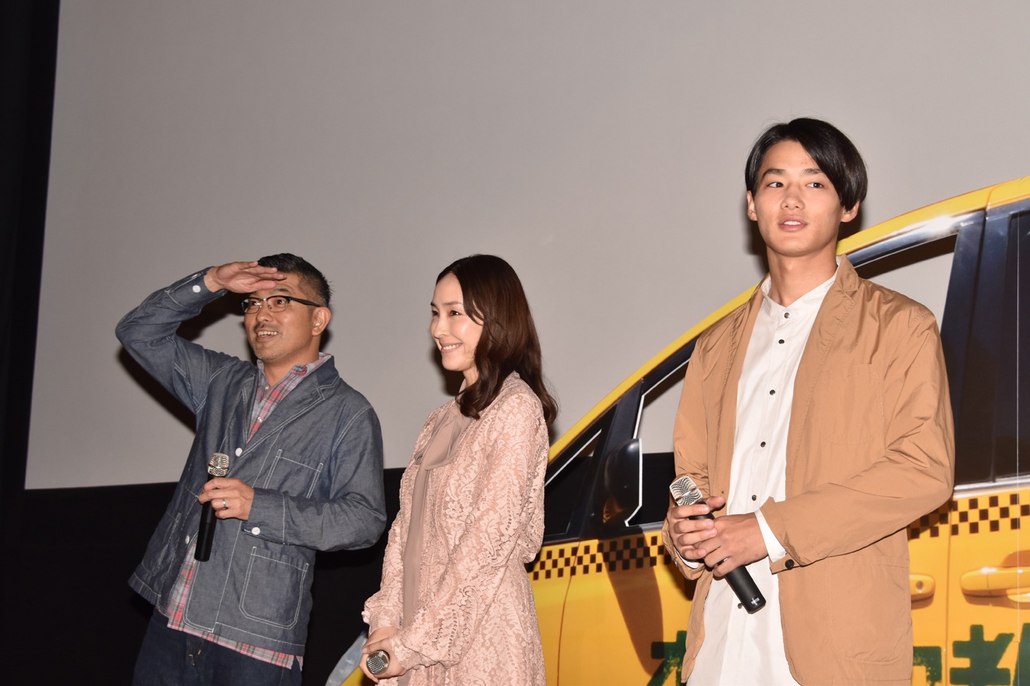 「森山中教習所」プレミア上映会の様子。