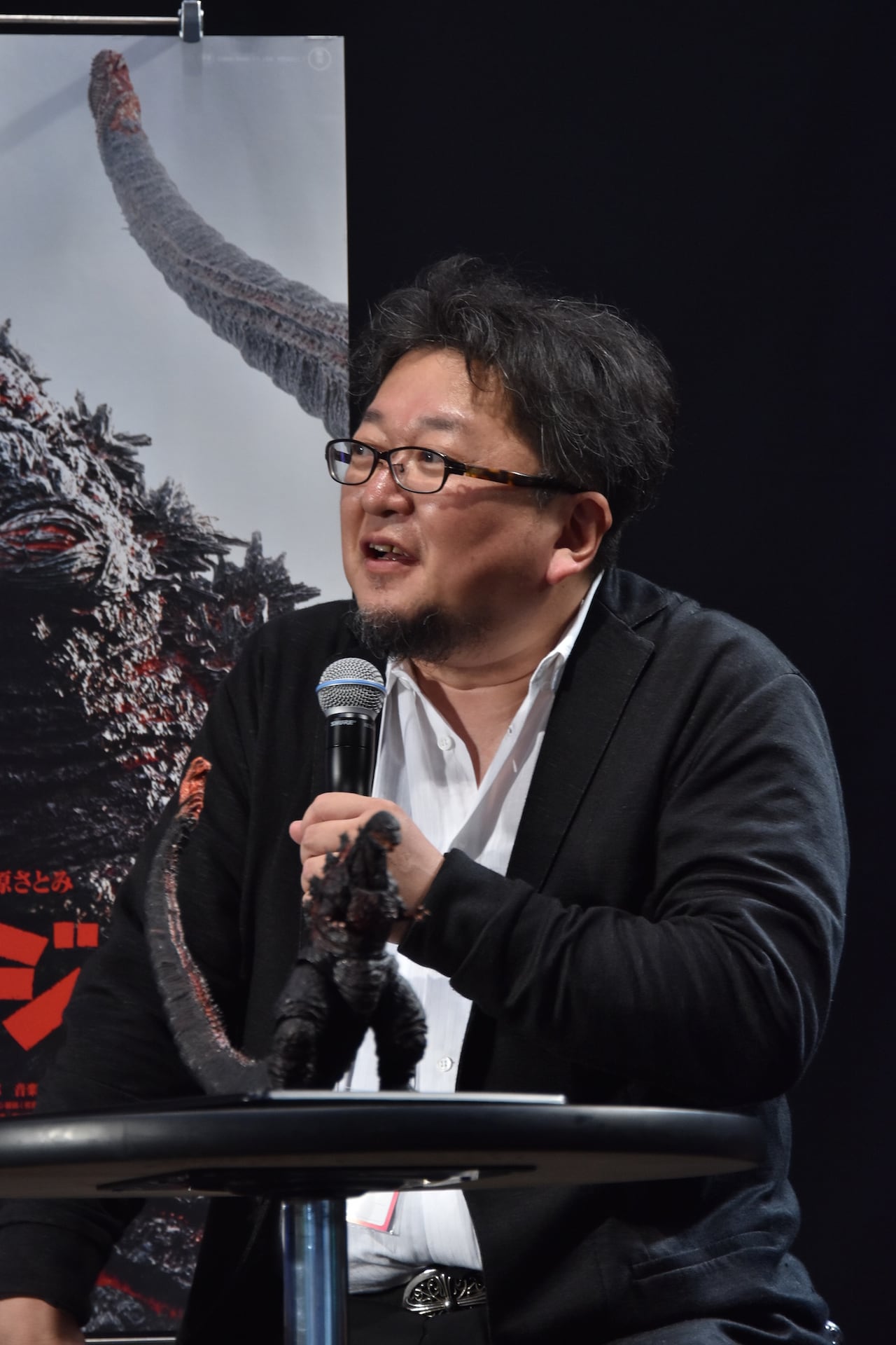 「シン・ゴジラ」は未完成、樋口真嗣がゴジラフィギュア発表会で明かす
