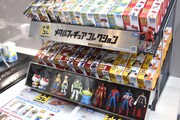 タカラトミー、メタルフィギュアコレクションのコーナー。