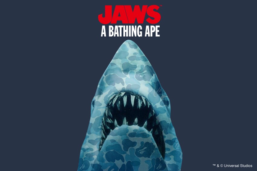 A BATHING APE x JAWS