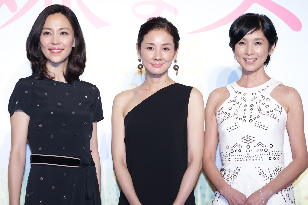 「嫌な女」完成披露プレミアイベントの様子。左から木村佳乃、吉田羊、黒木瞳。
