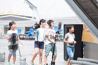 「こども映画教室＠ヨコハマ2015」の様子。