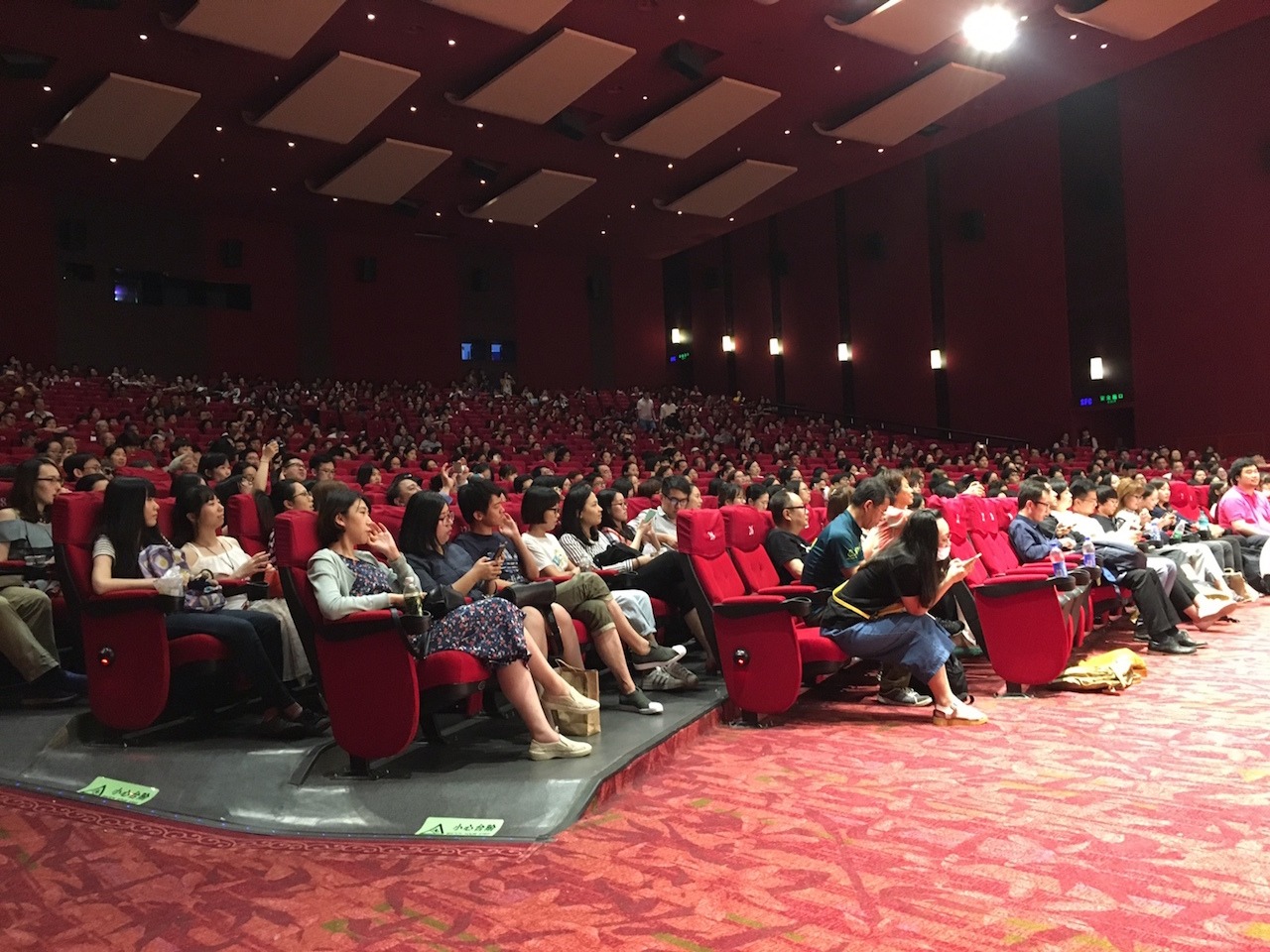 第19回上海国際映画祭にて行われた「セトウツミ」公式上映の様子。