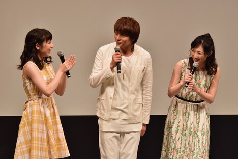 左から佐生雪、小林豊、武田梨奈。