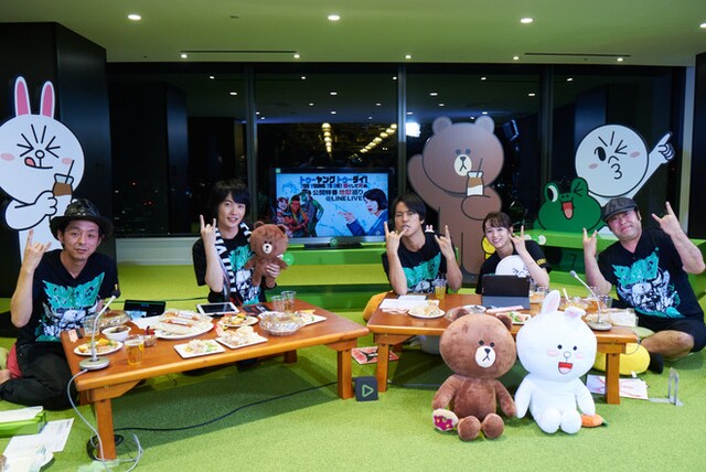 「『TOO YOUNG TO DIE! 若くして死ぬ』公開特番 地獄巡り@LINE LIVE」の様子。