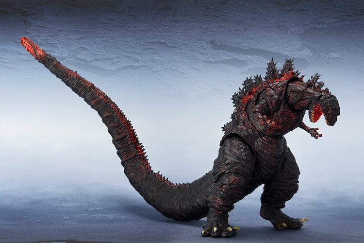 シン・ゴジラ」の3Dデータをもとにしたフィギュア、バンダイから11月 