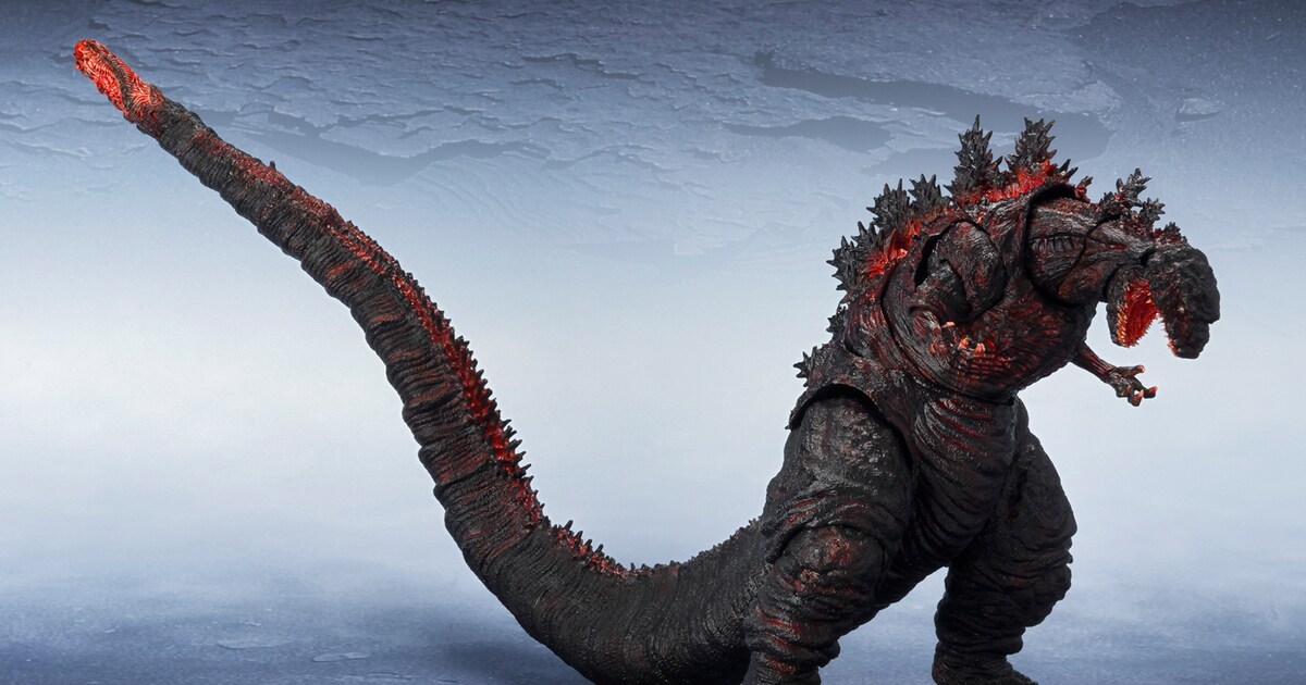 シン・ゴジラ」の3Dデータをもとにしたフィギュア、バンダイから11月 
