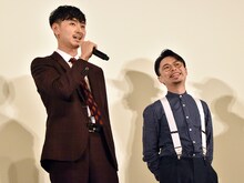 松田翔太（左）と浜野謙太（右）。