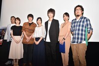 「スリリングな日常」初日舞台挨拶の様子。