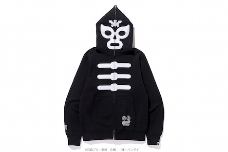 MASKED RIDER × BAPE SHOCKER COMBATMAN FULL ZIP HOODIE